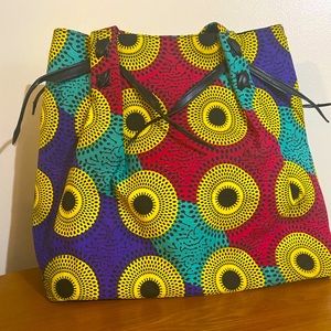 Authentic Large Ankara Tote Bag